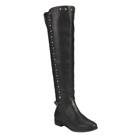Rialto Ferrell Over The Knee Black Boots Size 6